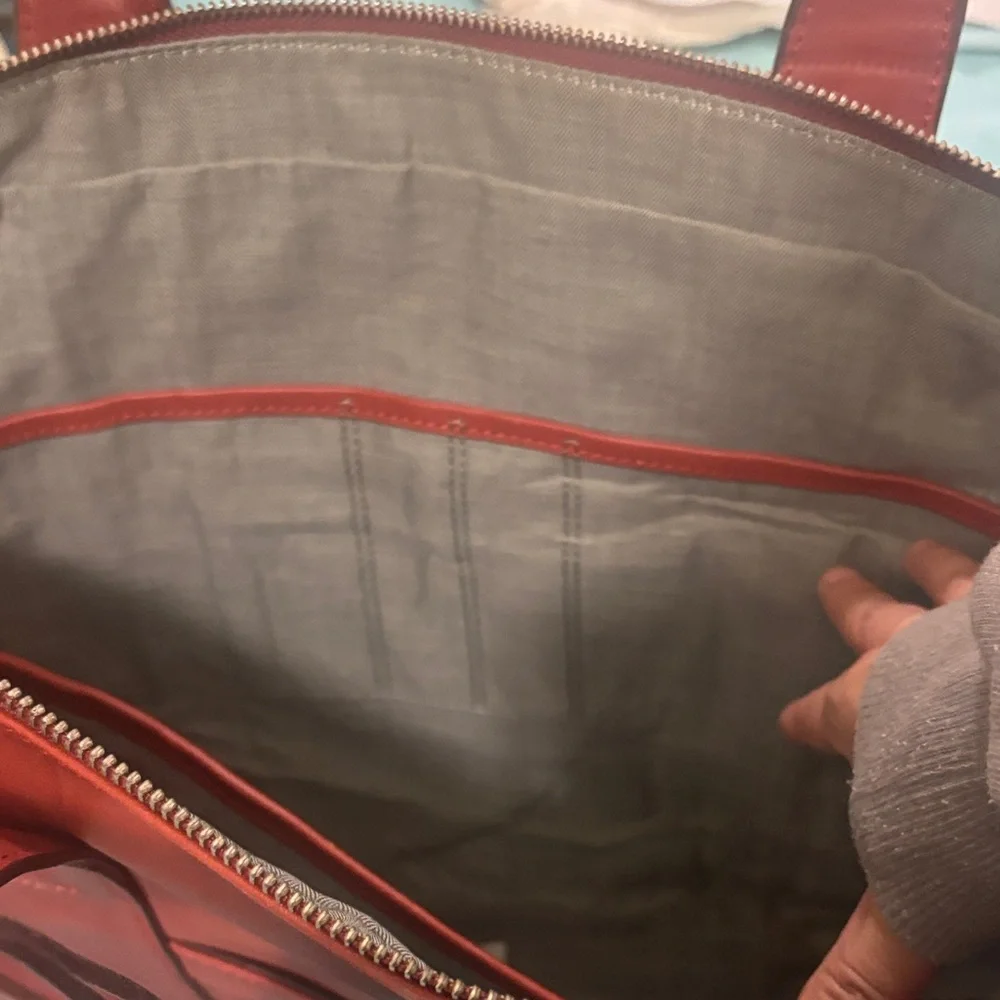The Jack Spade Mill Leather Davis Brief /messengerbag